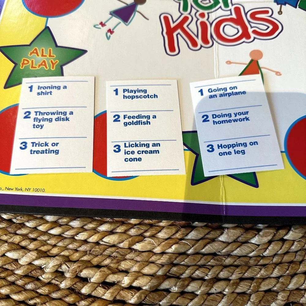 Vintage Charades for Kids Pressman 3 to 6 Players